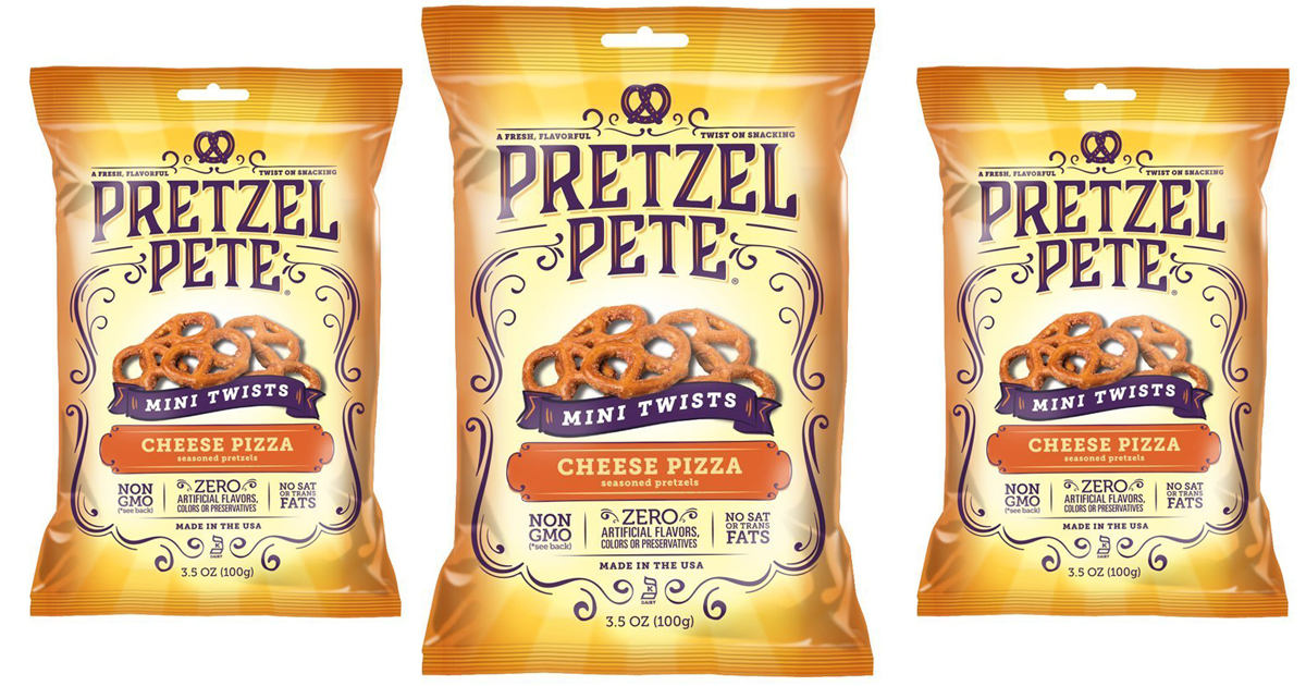 Amazon 6 Pack Pretzel Pete Mini Twists 3.5oz Bags Only 5.97 (Just 1