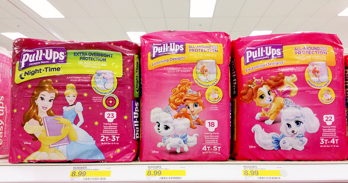 Target Shoppers! Huggies Pull-Ups Jumbo Pack Only $3.99 (Regularly $9)