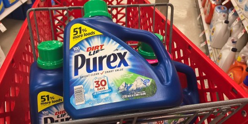 Target: BIG Purex Laundry Detergent 150 Ounce Bottles Only $4.66 Each (After Gift Card)