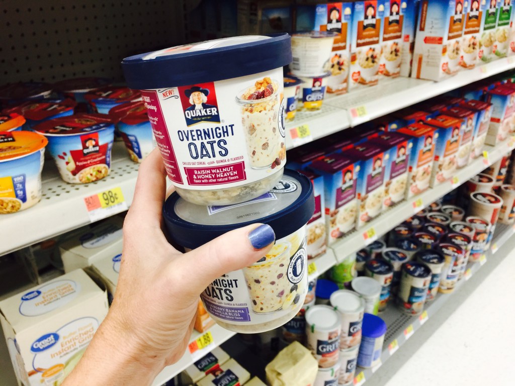 Two New Quaker Coupons = Overnight Oats Just 1 Each at Walmart