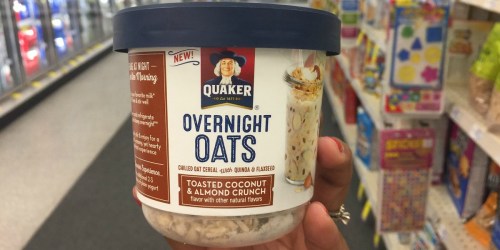 CVS: Quaker Overnight Oats as Low as 68¢ After Cash Back (Starting August 27th)