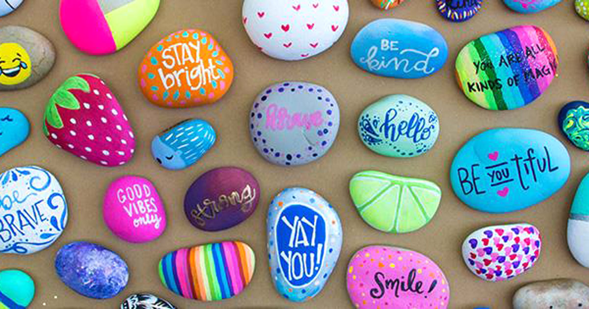 Make Your Own Kindness Rocks for FREE at Michaels Every Saturday In