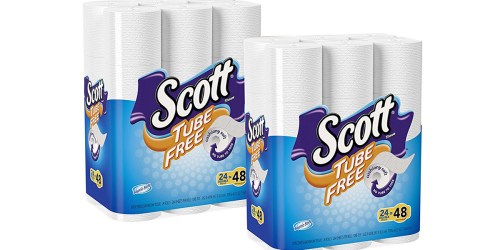 Amazon: Scott Tube-Free Toilet Paper 48 Double Rolls Just $11.39 Shipped