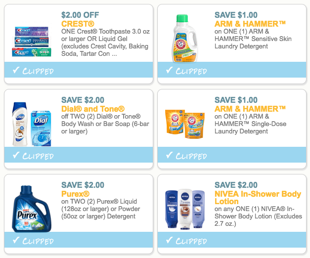 High value printable coupons from Coupons.com 