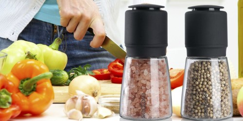 Amazon: Seatore Salt & Pepper Grinder Set Only $12.79