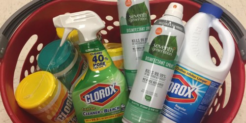 Target Shoppers! 60% Savings On Cleaning Supplies (Clorox & Seventh Generation)