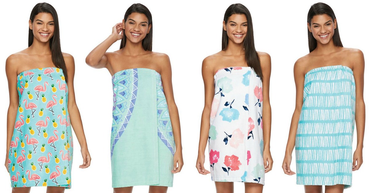 Kohl's Cardholders Printed Bath Wraps ONLY 6.99 Shipped (Regularly