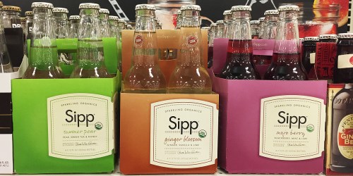 Target: Sipp Sparkling Organic Soda 4-Pack Only $2.19 After Cash Back (Just 55¢ Per Bottle)