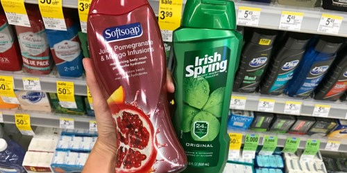 Softsoap & Irish Spring Body Wash Just 51¢ Each After Walgreens Rewards