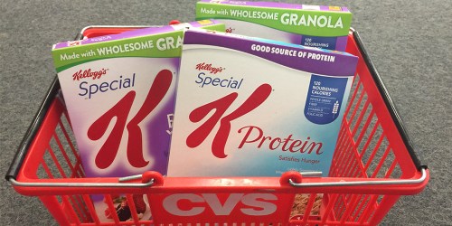 CVS: Special K Cereal As Low As $1.39 Per Box (Regularly $4.69) – Starting 8/6