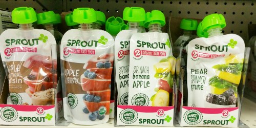 Target Shoppers! Sprout Organic Baby Food Pouches Only $0.75 Each (Regularly $1.89)