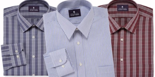 JCPenney: Men’s Stafford Dress Shirts As Low As $5.59 Each (Regularly $36+)