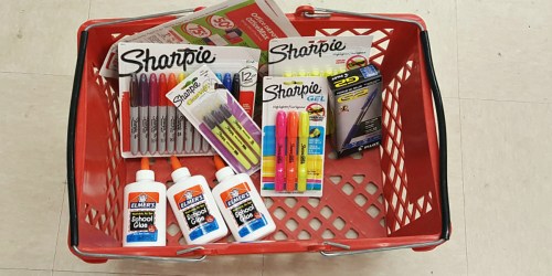 Staples Price Match Deals: 11¢ Elmer’s Glue, $3.95 Sharpie Permanent Markers 12-Pack + More