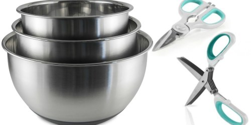 Flirty Aprons: Stainless Steel Mixing Bowls Only $3 (Regularly $24) & More
