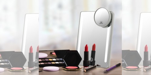 Amazon: LED Lighted Makeup Mirror Only $14.99 (Just Touch to Adjust Brightness)