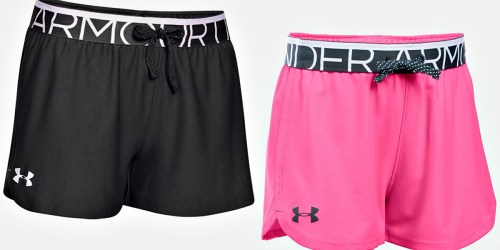 Under Armour: 25% Off Select Styles + Free Shipping = Girls’ Shorts Just $11.66 Each Shipped