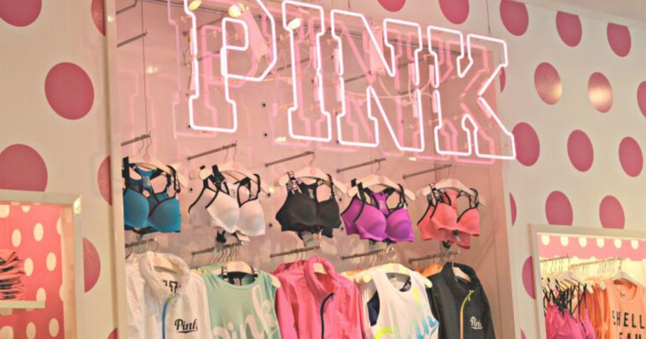 Up to 60% Off Victoria’s Secret PINK Sale | Bras, Bodysuits, & More Under $15!