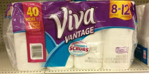 Target: Viva Giant Paper Towel 8-Packs Just $6.29 After Gift Card (79¢ Per Roll) + More