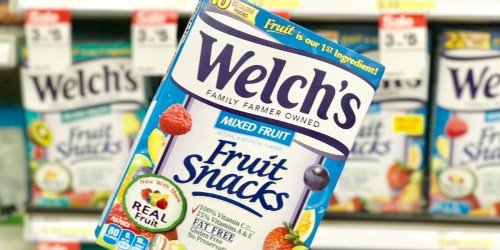 Target: Welch’s Fruit Snacks 10 Count Box Only 81¢ Each (After Cash Back)