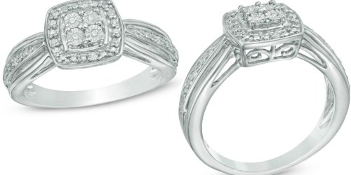 Zales Diamond Accent Sterling Silver Promise Ring Just $25.99 (Regularly $119)