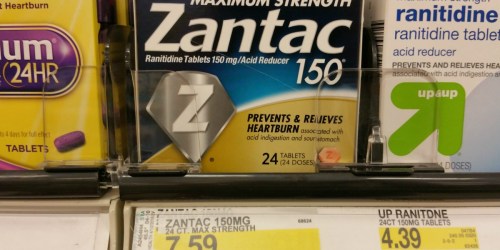 New $4/1 Zantac Coupon = 24-30 Count Box Only $1.59 at Target (After Cash Back)