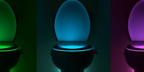 Amazon: Zerhunt Toilet Seat Night Light Just $5.99 (Features Motion Detection Sensor)