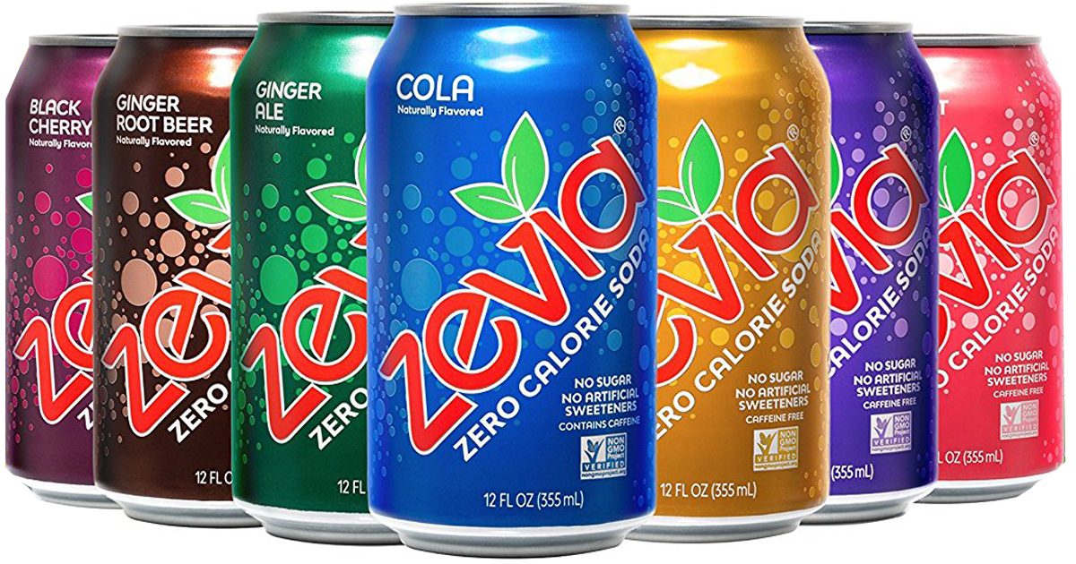 Amazon: Zevia Zero Calorie Naturally Flavored Soda 24-Pack As Low As