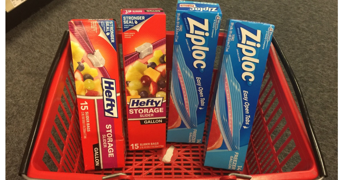 CVS: Hefty Slider & Ziploc Bags ONLY $1.50 Per Box