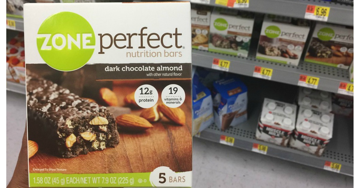High Value ZonePerfect Nutrition Bars Coupons = 5Count Box Only 2.27