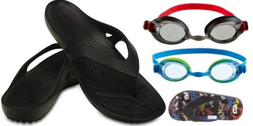 Academy Sports: Speedo Goggles Only $1 Each, Crocs Flip-Flops $9.98 Shipped & More