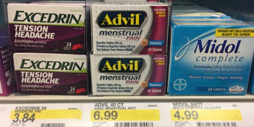 Target: 55% Off Advil Menstrual Pain Tablets