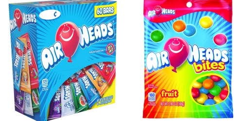 Amazon: Airheads 60-Bar Variety Pack Only $6.44 Shipped & More – Stock Up For Halloween