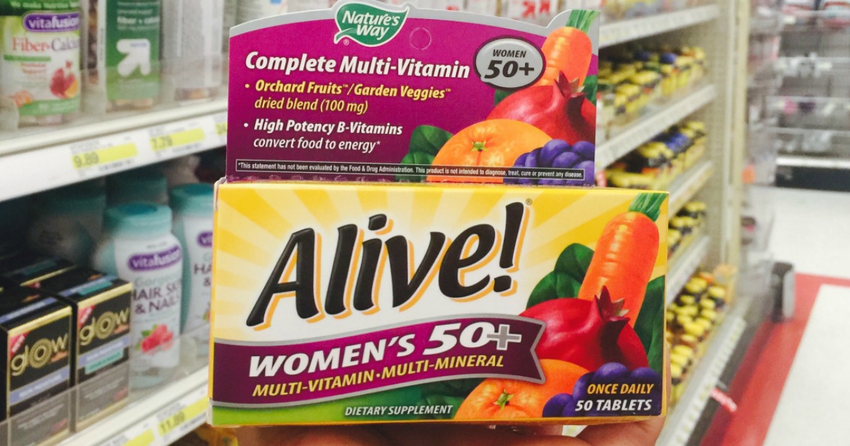 High Value 2/1 Nature's Way Alive! MultiVitamins Coupon = BIG Savings