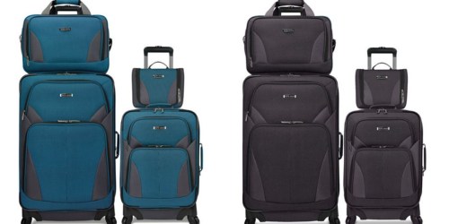 Macy’s.com: Travel Select 4-Piece Spinner Luggage Set Only $74.99 (Regularly $260)