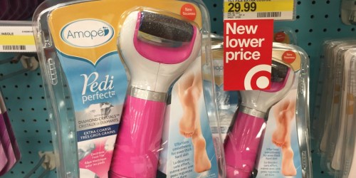High Value $5/1 Amopé Coupon = Electronic Foot File Only $17.49 at Target (Regularly $30)