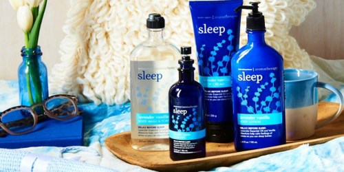 Bath & Body Works: Free Aromatherapy Sleep Body Cream & Body Wash w/ ANY Purchase ($29 Value)