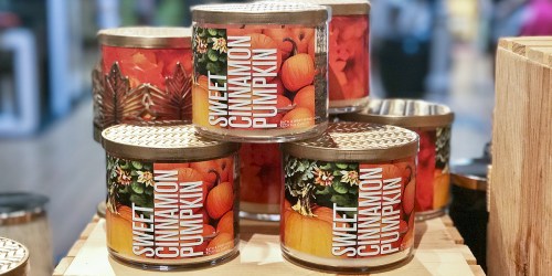 Bath & Body Works: 3-Wick Candles As Low As $9.16 Each (Regularly $22.50+)