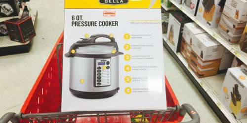 Target Clearance Find: Bella 6-Quart Pressure Cooker Possibly Just $32.48 (Regularly $65)