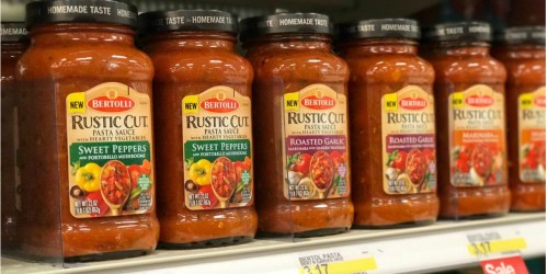 High Value $1/1 Bertolli Rustic Cut Sauce Coupon = Only $1.87 at Target (Regularly $3.17)