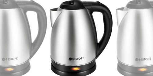 Amazon: BESTOPE Cordless Electric Kettle Only $12.99
