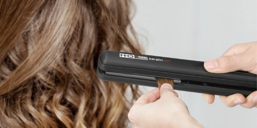 Amazon: BESTOPE Flat Iron Just $15.99 (Features Ceramic Plates, LED Screen & More)