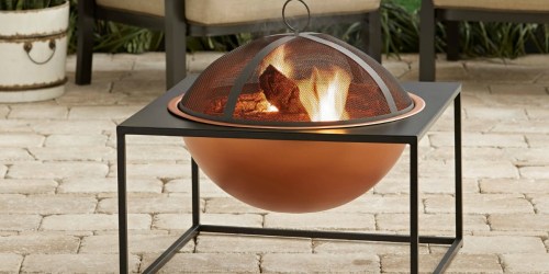 Walmart.com: Fire Pit w/ Copper Finish Bowl Only $35 Shipped (Regularly $80)