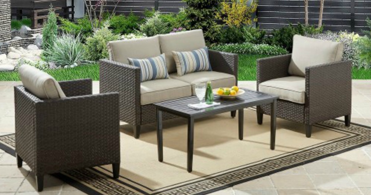 4-Piece Conversation Patio Set Only $198.31 Shipped (Regularly $595)