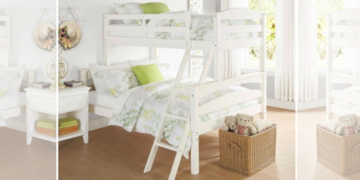 Walmart: Wood Twin-Over-Full Bunk Bed Set $89 Shipped (Regularly $275)