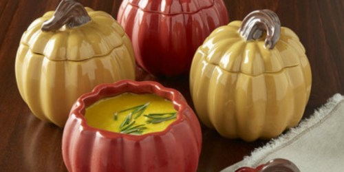 Wayfair.com: Adorable Pumpkin Soup Bowls 4-Pack Only $17.99 (Regularly $28.05) + More