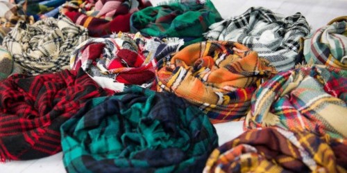 Blanket Scarves Only $12.95 Shipped (Cozy & Fun Fall Accessory)