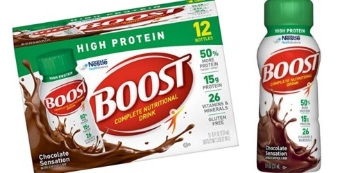 Amazon: Boost Nutritional Protein Drinks 24-Count Only $16.07 (Just 67¢ Per Drink)