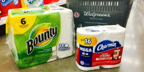 Walgreens: Bounty 6 Count Paper Towels Just $3.99 (67¢ Per Roll) + More