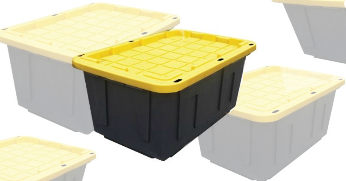 Office Depot/OfficeMax Tough Box 27Gallon Storage Totes Just 6.99 Each