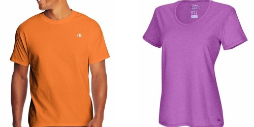 Champion Men’s & Women’s T-Shirts Only $5.99 Each Shipped + More